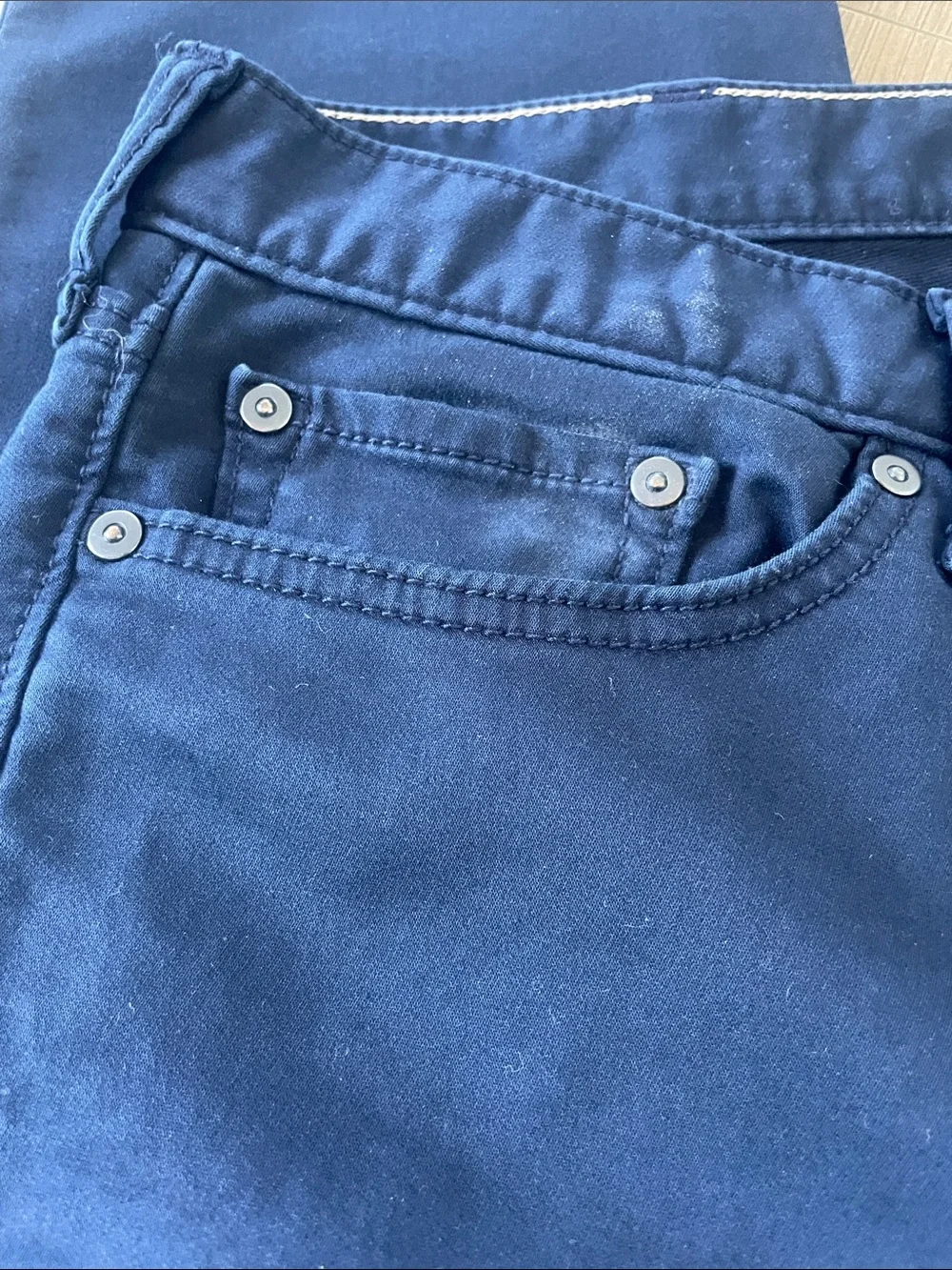 Banana Republic Navy Travel Athletic Pants Sz 38/32 Preowned